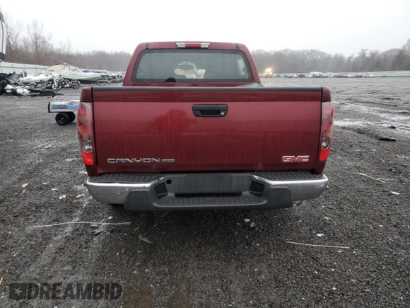 2008 GMC Canyon SLE1 with VIN 1GTCS13E788172107, listed as a Copart auction lot 43209515 with 0 mi miles and Clean Title. Bid and sale history available at carsss.com. Image 6.
