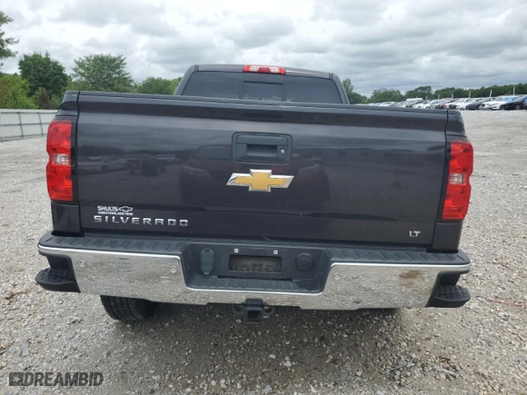 2015 Chevrolet Silverado 1500 LT with VIN 1GCVKREC6FZ229388, listed as a Copart auction lot 63079794 with 0 mi miles and Salvage Title. Bid and sale history available at carsss.com. Image 6.
