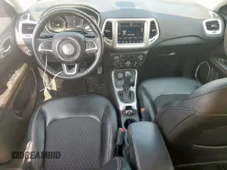 2018 Jeep Compass Latitude with VIN 3C4NJDBB1JT261988, listed as a Copart auction lot 60912235 with 67,929 mi miles and Salvage title. Bid and sale history available at DreamBid. Image 8.