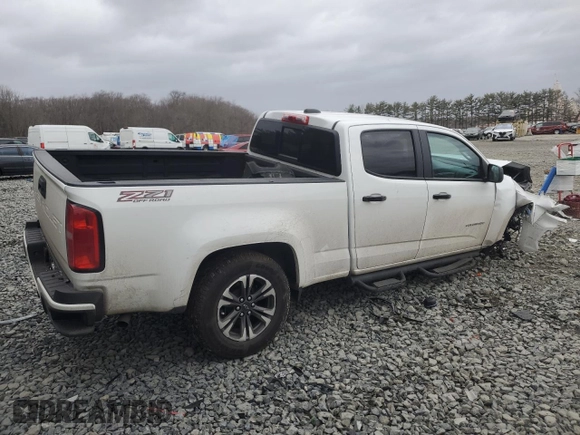 2021 Chevrolet Colorado 4WD Z71 with VIN 1GCGTDEN5M1210367, listed as a Copart auction lot 47817145 with 69,299 mi miles and Salvage Title. Bid and sale history available at carsss.com. Image 3.