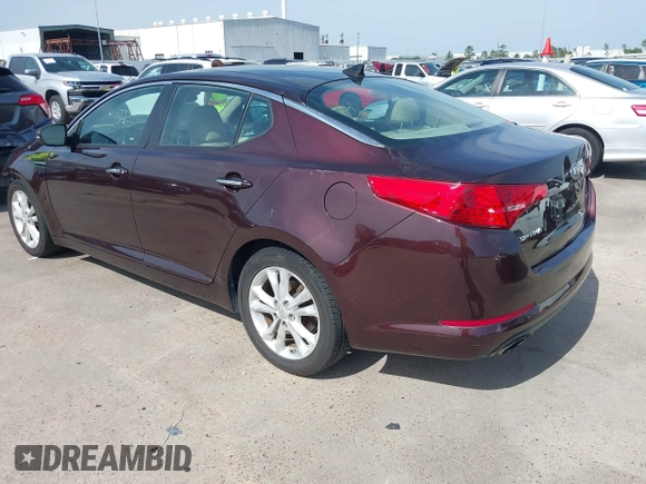 2013 Kia Optima EX with VIN 5XXGN4A74DG148692, listed as a IAAI auction lot 42184122 with 231,133 mi miles and . Bid and sale history available at DreamBid. Image 3.