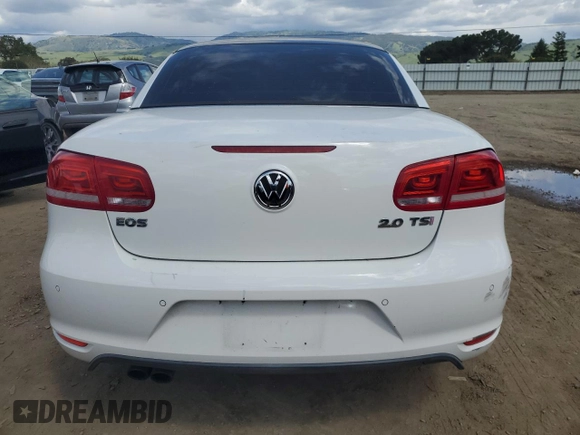 2012 Volkswagen Eos Lux with VIN WVWFW7AH8CV018727, listed as a Copart auction lot 51332135 with 104,636 mi miles and Salvage Title. Bid and sale history available at DreamBid. Image 6.