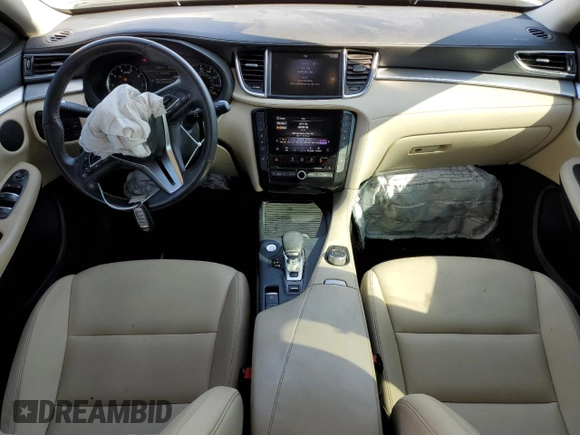 2020 Infiniti QX50 LUXE with VIN 3PCAJ5M37LF118801, listed as a Copart auction lot 43751223 with 57,967 mi miles. Bid and sale history available at carsss.com. Image 8.