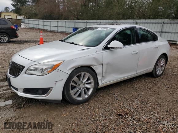 2014 Buick Regal with VIN 2G4GL5EX8E9254993, listed as a Copart auction lot 44699075 with 127,740 mi miles and Salvage Title. Bid and sale history available at DreamBid. Image 1.