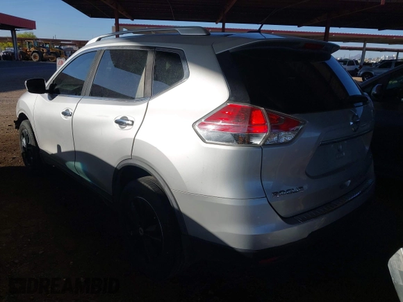 2016 Nissan Rogue S with VIN KNMAT2MT3GP730496, listed as a IAAI auction lot 42035050 with 135,333 mi miles and . Bid and sale history available at DreamBid. Image 3.