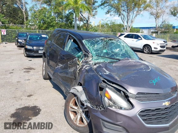 2016 Chevrolet Equinox LS with VIN 2GNFLEEK8G6255884, listed as a IAAI auction lot 40930513 with Not Provided miles and . Bid and sale history available at DreamBid. Image 6.
