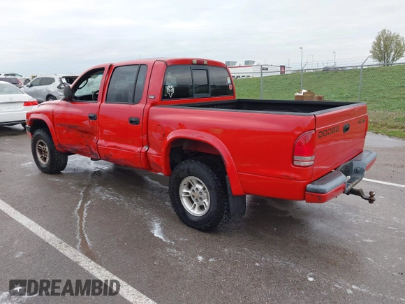 2000 Dodge Dakota Sport with VIN 1B7GG2ANXYS621732, listed as a IAAI auction lot 41930673 with 145,653 mi miles and . Bid and sale history available at carsss.com. Image 14.