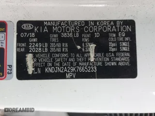 2019 Kia Soul with VIN KNDJN2A29K7665233, listed as a Copart auction lot 47465995 with 34,966 mi miles and Salvage Title. Bid and sale history available at carsss.com. Image 14.