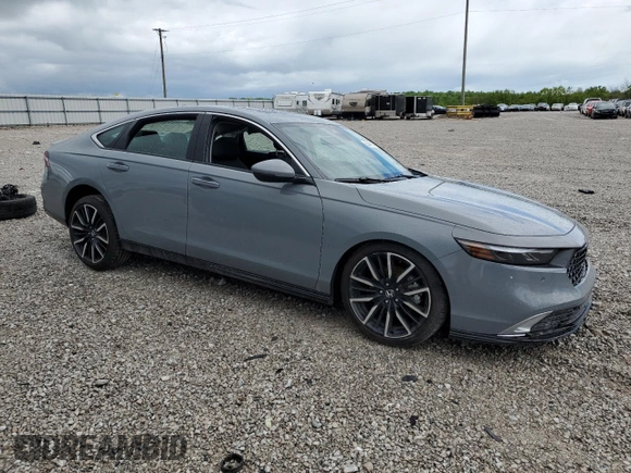 2025 Honda Accord Touring with VIN 1HGCY2F81SA001591, listed as a Copart auction lot 55657265 with Not provided miles and Salvage title. Bid and sale history available at DreamBid. Image 4.