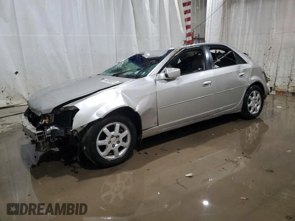 2007 Cadillac CTS with VIN 1G6DM57T070103712, listed as a Copart auction lot 80265324 with 0 mi miles and Salvage Title. Bid and sale history available at carsss.com. Image 1.