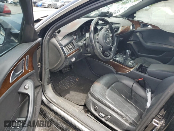 2016 Audi A6 2.0T Premium with VIN WAUCFAFC2GN133954, listed as a Copart auction lot 53397964 with 0 mi miles and Salvage Title. Bid and sale history available at carsss.com. Image 8.