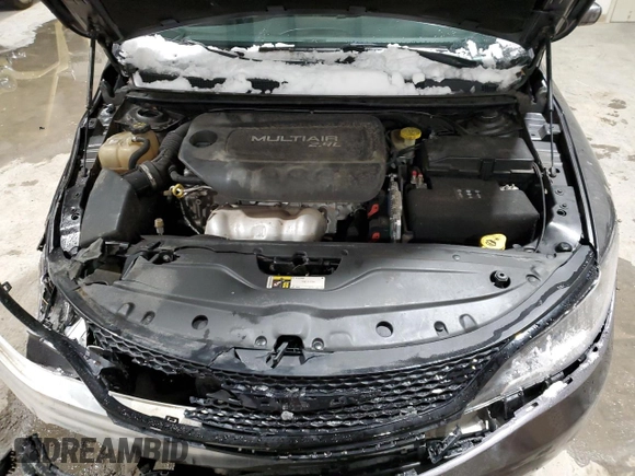 2015 Chrysler 200 S with VIN 1C3CCCBB9FN505720, listed as a Copart auction lot 89372565 with 108,206 mi miles and Salvage Title. Bid and sale history available at carsss.com. Image 12.