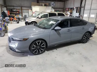 2023 Honda Accord Touring with VIN 1HGCY2F86PA062037, listed as a Copart auction lot 49602265 with 23,879 mi miles and Salvage title. Bid and sale history available at DreamBid. Image 1.