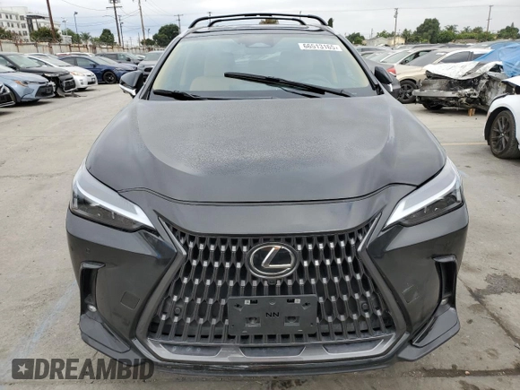 2025 Lexus NX 350 Premium с VIN 2T2GGCEZ5SC071931, выставлен на аукционе Copart как лот 66513165 с пробегом 1 870 миль миль и Списание • Salvage title. История ставок и продаж доступна на DreamBid. Изображение 5.