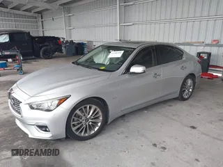 2020 Infiniti Q50 Luxe with VIN JN1EV7AP4LM206062, listed as a IAAI auction lot 41208388 with 64,621 mi miles and . Bid and sale history available at DreamBid. Image 2.