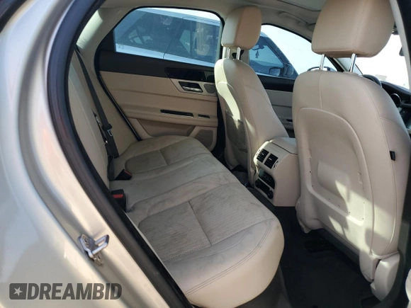 2016 Jaguar XF 35t Prestige with VIN SAJBE4BV1GCY17708, listed as a Copart auction lot 81495844 with 130,321 mi miles and Salvage Title. Bid and sale history available at carsss.com. Image 10.