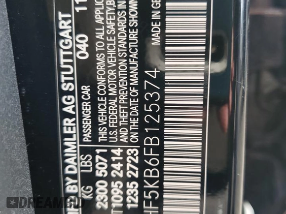 2015 Mercedes-Benz E 350 Sport z VIN WDDHF5KB6FB125374, wystawiony jako Copart lot #56435755 z przebiegiem 103 334 mil mil oraz Szkoda całkowita • Salvage title. Historia ofert i sprzedaży dostępna na DreamBid. Obrazek 12.
