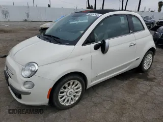 2012 FIAT 500 Lounge with VIN 3C3CFFER5CT237309, listed as a Copart auction lot 55454315 with 58,074 mi miles and Clean title. Bid and sale history available at DreamBid. Image 1.