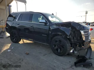 2018 Chevrolet Tahoe Premier with VIN 1GNSCCKC4JR130828, listed as a Copart auction lot 83080234 with 117,717 mi miles and Salvage Title. Bid and sale history available at carsss.com. Image 4.