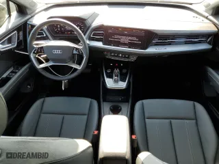 2024 Audi Q4 e-tron Premium Plus with VIN WA1LUBFZ3RP043586, listed as a Copart auction lot 70180184 with 681 mi miles and Salvage Title. Bid and sale history available at carsss.com. Image 8.