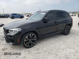 2020 BMW X3 M Competition with VIN 5YMTS0C00L9B84014, listed as a Copart auction lot 45115844 with 45,311 mi miles. Bid and sale history available at carsss.com. Image 1.