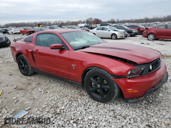 2010 Ford Mustang GT with VIN 1ZVBP8CH1A5124090, listed as a Copart auction lot 81806634 with 69,133 mi miles and Salvage title. Bid and sale history available at DreamBid. Image 4.