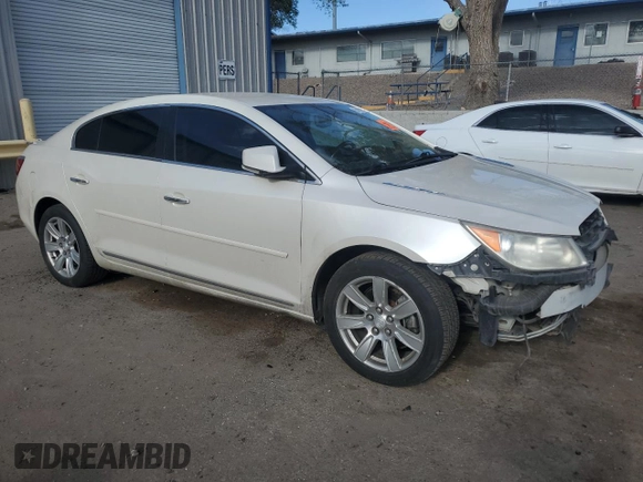 2012 Buick LaCrosse Leather with VIN 1G4GC5E31CF101728, listed as a Copart auction lot 54929695 with 197,313 mi miles and Salvage title. Bid and sale history available at DreamBid. Image 4.