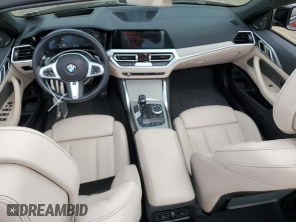 2022 BMW 4 Series M440i xDrive with VIN WBA63AT09NCL01453, listed as a Copart auction lot 72575524 with 30,646 mi miles and Salvage title. Bid and sale history available at DreamBid. Image 8.