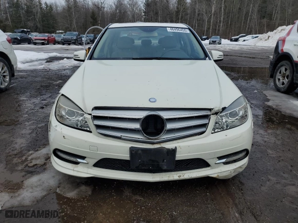 2011 Mercedes-Benz C-Class C 300 Sport with VIN WDDGF8BB2BR140436, listed as a Copart auction lot 46496455 with 0 mi miles and Clean Title. Bid and sale history available at carsss.com. Image 5.