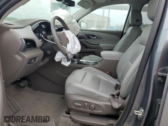 2020 Chevrolet Traverse Premier with VIN 1GNERKKW1LJ302248, listed as a Copart auction lot 55493395 with 68,022 mi miles and Salvage title. Bid and sale history available at DreamBid. Image 7.