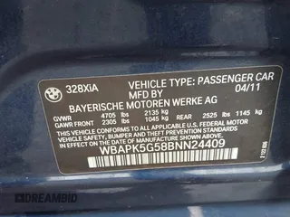 2011 BMW 3 Series 328i xDrive with VIN WBAPK5G58BNN24409, listed as a IAAI auction lot 42029333 with 100,819 mi miles and . Bid and sale history available at DreamBid. Image 9.