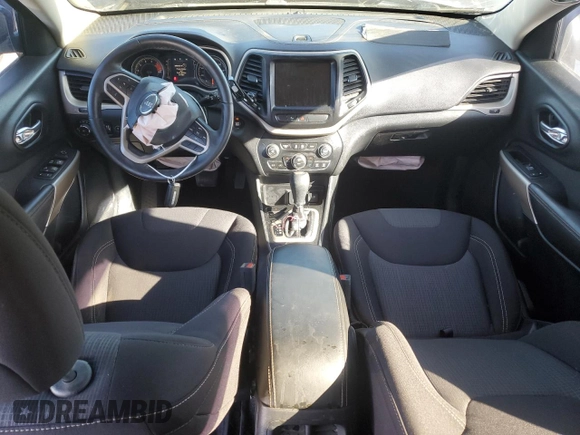 2017 Jeep Cherokee Latitude with VIN 1C4PJLCS1HW623405, listed as a Copart auction lot 87811065 with 75,689 mi miles and Salvage Title. Bid and sale history available at carsss.com. Image 8.