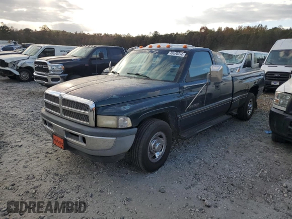 1996 Dodge Ram 2500 with VIN 3B7KC23C3TM155452, listed as a Copart auction lot 78670394 with 325,894 mi miles and Salvage Title. Bid and sale history available at carsss.com. Image 1.