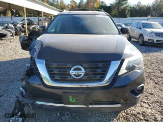 2017 Nissan Pathfinder SV with VIN 5N1DR2MN4HC637021, listed as a Copart auction lot 81121154 with 67,081 mi miles and Salvage Title. Bid and sale history available at carsss.com. Image 5.