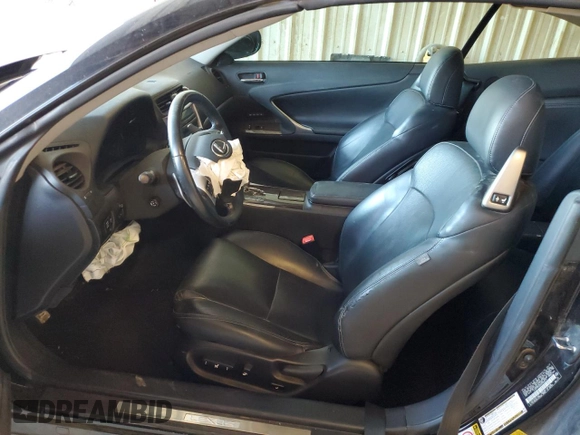 2013 Lexus IS 250 C with VIN JTHFF2C2XD2528574, listed as a Copart auction lot 81268344 with Not provided miles and Salvage title. Bid and sale history available at DreamBid. Image 7.