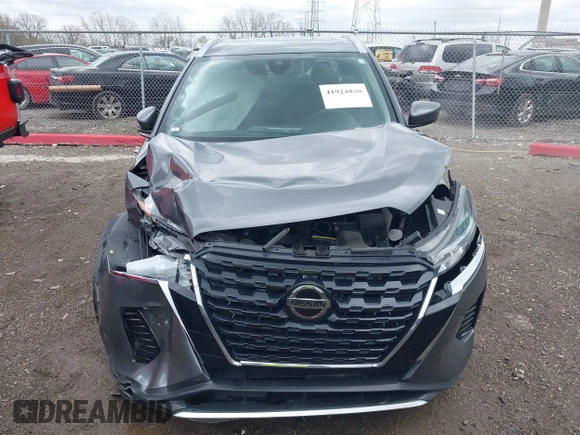 2021 Nissan Kicks SV with VIN 3N1CP5CV2ML515624, listed as a IAAI auction lot 41924838 with 33,060 mi miles and . Bid and sale history available at DreamBid. Image 12.