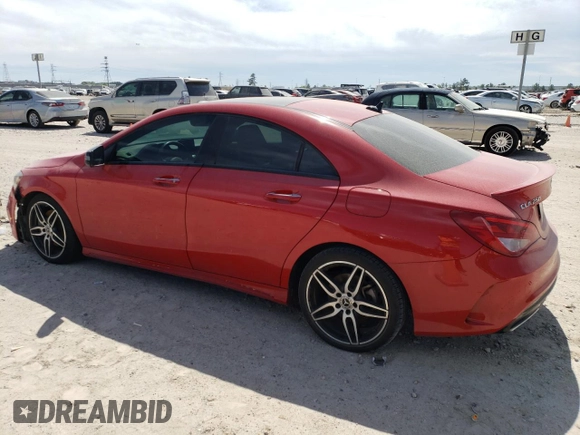 2019 Mercedes-Benz CLA with VIN WDDSJ4EB6KN752076, listed as a Copart auction lot 43992703 with 22,917 mi miles. Bid and sale history available at carsss.com. Image 2.