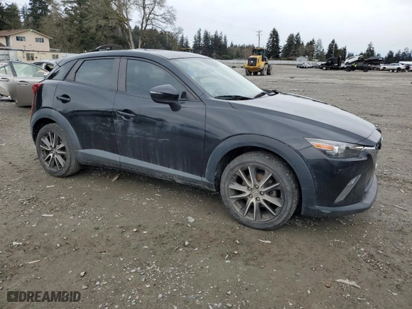 2017 Mazda CX-3 Touring with VIN JM1DKFC70H0162133, listed as a Copart auction lot 45349635 with 77,977 mi miles and Salvage Title. Bid and sale history available at carsss.com. Image 4.