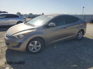 2014 Hyundai Elantra SE with VIN 5NPDH4AE1EH511187, listed as a Copart auction lot 55486415 with 121,124 mi miles and Salvage Title. Bid and sale history available at DreamBid. Image 1.