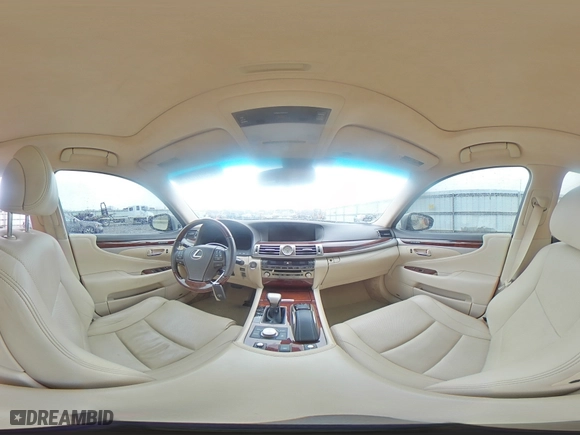 2017 Lexus LS with VIN JTHBL5EF1H5145295, listed as a Copart auction lot 42966075 with 0 mi miles and Salvage Title. Bid and sale history available at carsss.com. Image 13.
