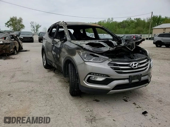 2017 Hyundai Santa Fe 2.4L z VIN 5NMZUDLB0HH042101, wystawiony jako Copart lot #55058145 z przebiegiem Nie podano mil oraz Szkoda całkowita • Salvage title. Historia ofert i sprzedaży dostępna na DreamBid. Obrazek 12.
