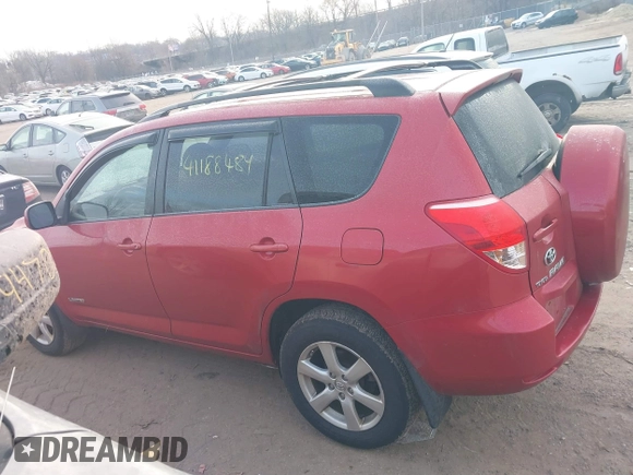 2008 Toyota RAV4 Ltd with VIN JTMZK31V585023270, listed as a IAAI auction lot 41188484 with 230,358 mi miles. Bid and sale history available at carsss.com. Image 14.