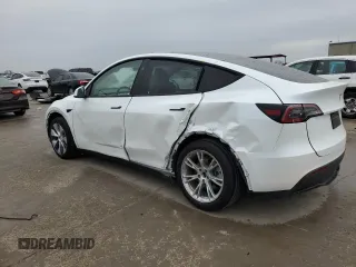 2023 Tesla Model Y Long Range with VIN 7SAYGDEE1PA160314, listed as a Copart auction lot 45048845 with 29,370 mi miles and Salvage Title. Bid and sale history available at DreamBid. Image 2.