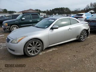 2009 Infiniti G37 with VIN JNKCV66E69M720556, listed as a Copart auction lot 42250575 with 91,578 mi miles and Salvage Title. Bid and sale history available at DreamBid. Image 1.