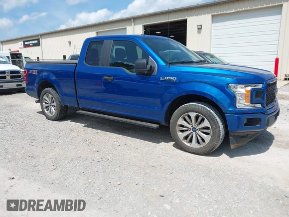 2018 Ford F-150 XL with VIN 1FTEX1CP9JFB49232, listed as a IAAI auction lot 42563844 with 46,297 mi miles and . Bid and sale history available at DreamBid. Image 1.