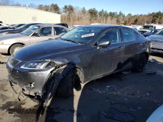 2006 Lexus IS 250 with VIN JTHCK262765001989, listed as a Copart auction lot 45983255 with 156,367 mi miles and Salvage title. Bid and sale history available at DreamBid. Image 1.