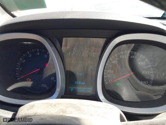 2011 Chevrolet Equinox LT w/2LT with VIN 2CNALPEC8B6427682, listed as a IAAI auction lot 41844544 with 147,203 mi miles. Bid and sale history available at carsss.com. Image 7.