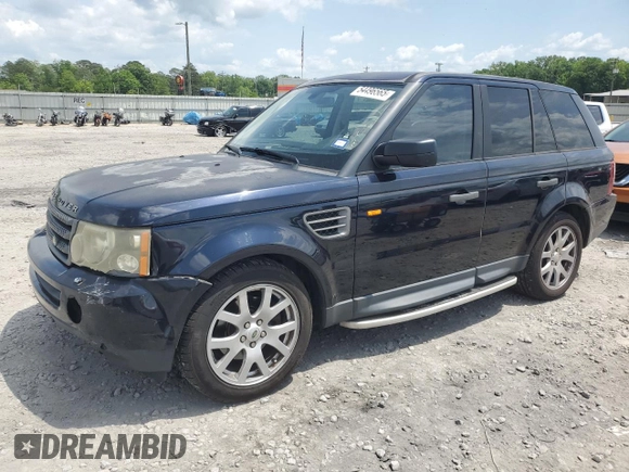 2008 Land Rover Range Rover Sport HSE z VIN SALSF254X8A135130, wystawiony jako Copart lot #57881255 z przebiegiem 182 825 mil mil oraz Szkoda całkowita • Salvage title. Historia ofert i sprzedaży dostępna na DreamBid. Obrazek 1.