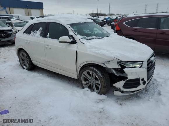 2016 Audi Q3 Premium Plus with VIN WA1EFCFS8GR001816, listed as a Copart auction lot 46091985 with 75,796 mi miles and Clean Title. Bid and sale history available at carsss.com. Image 4.