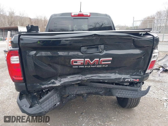 2023 GMC Canyon 4WD AT4 with VIN 1GTP6DEK9P1151776, listed as a IAAI auction lot 41655533 with 11,750 mi miles. Bid and sale history available at carsss.com. Image 16.